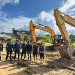 Polda Sultra Sita Tiga Ekskavator dari Tambang Ilegal di Kolaka