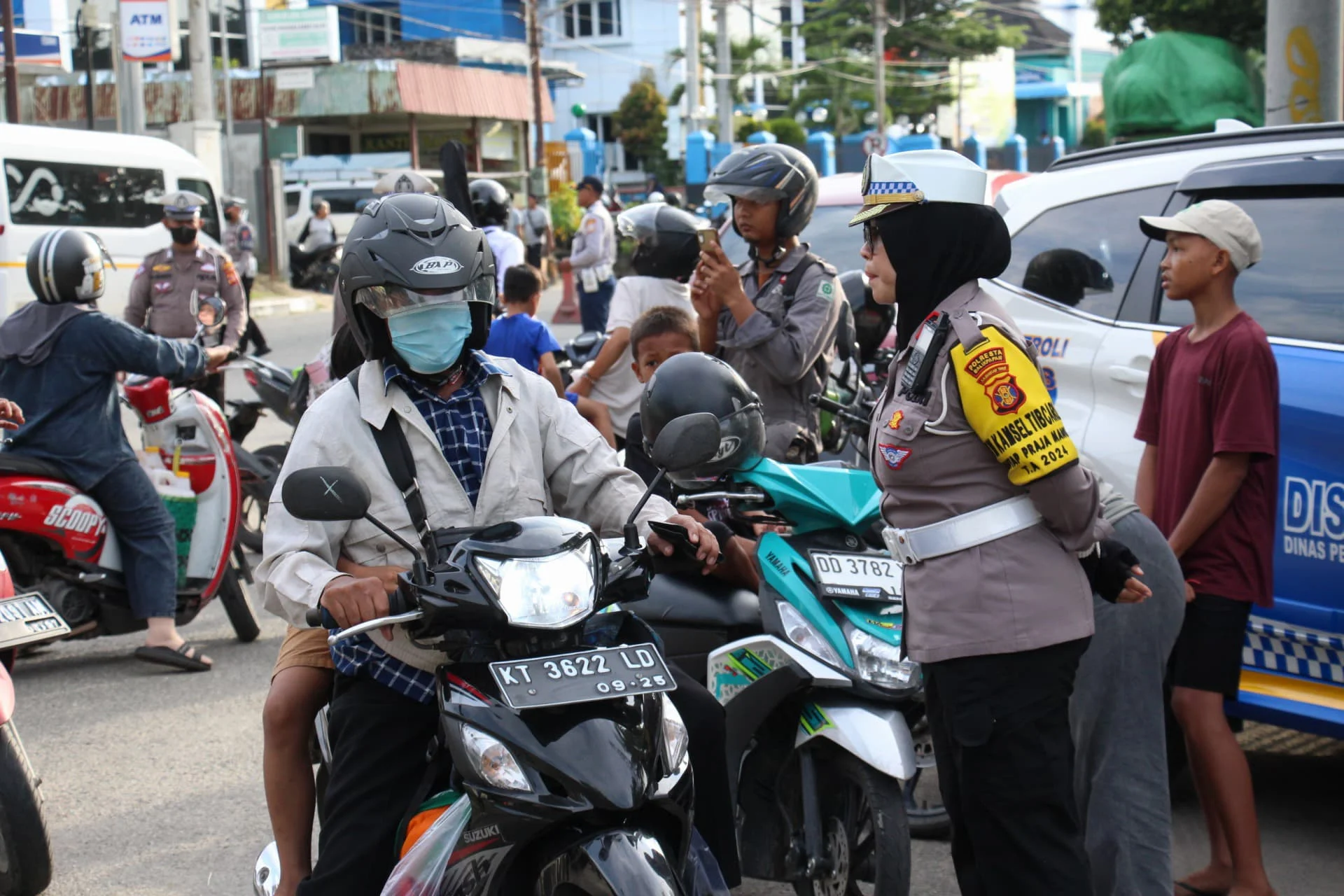 Polisi Amankan Beberapa Motor Tanpa Surat dalam Razia di Jakarta Pusat