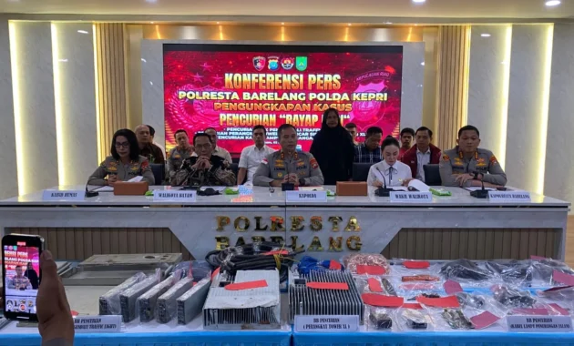 Polisi Tangkap 'Rayap Besi' Pelaku Perusakan Fasilitas Umum di Batam Polisi Tangkap 'Rayap Besi' Pelaku Perusakan Fasilitas Umum di Batam