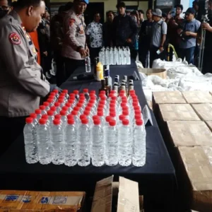 Polres Bantul Ungkap Penjualan Miras dengan Sistem COD