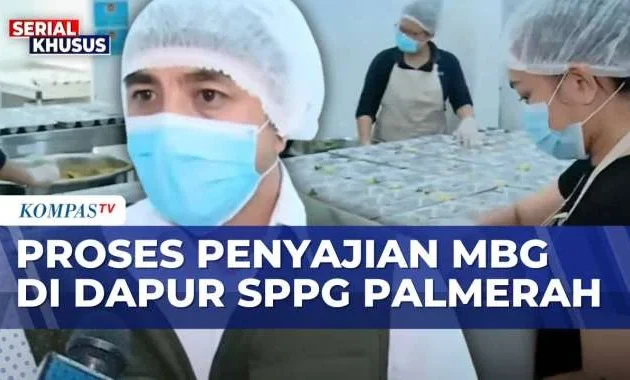 Prabowo Kunjungi SPPG Palmerah, Melihat Proses Pengolahan MBG