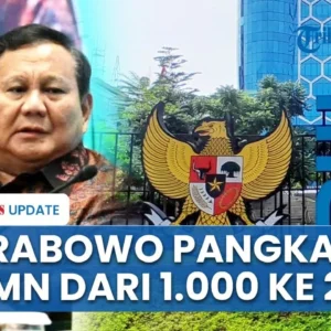 Prabowo Pangkas Lebih dari 1.000 BUMN Menjadi 250 untuk Tingkatkan Efisiensi dan Transparansi