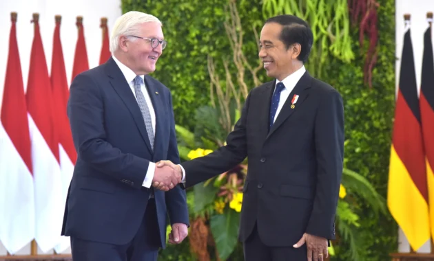 Presiden RI Prabowo Subianto dan Presiden Jerman Frank‑Walter Steinmeier Lakukan Pertemuan Empat Mata Presiden RI Prabowo Subianto dan Presiden Jerman Frank‑Walter Steinmeier Lakukan Pertemuan Empat Mata