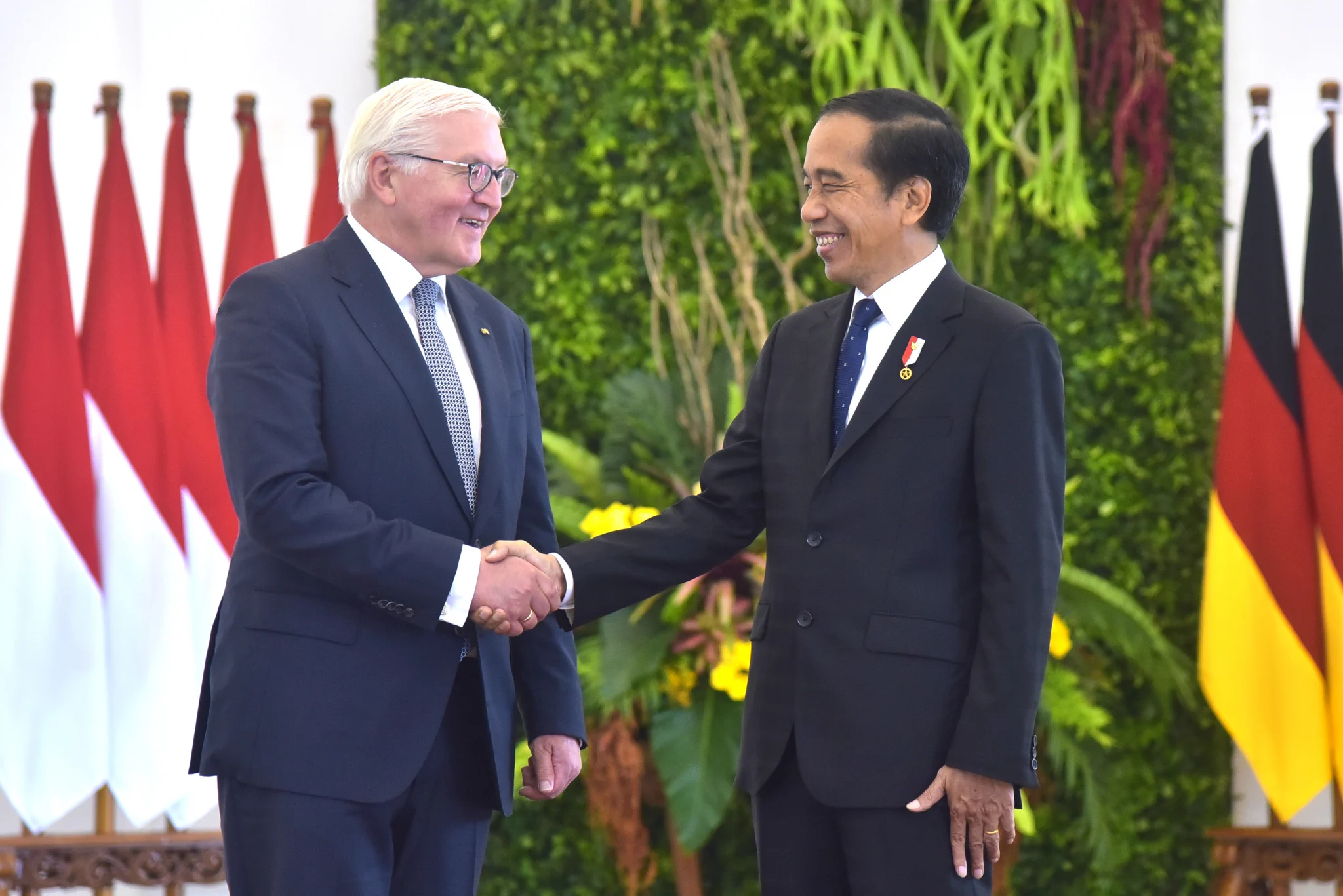 Presiden RI Prabowo Subianto dan Presiden Jerman Frank‑Walter Steinmeier Lakukan Pertemuan Empat Mata