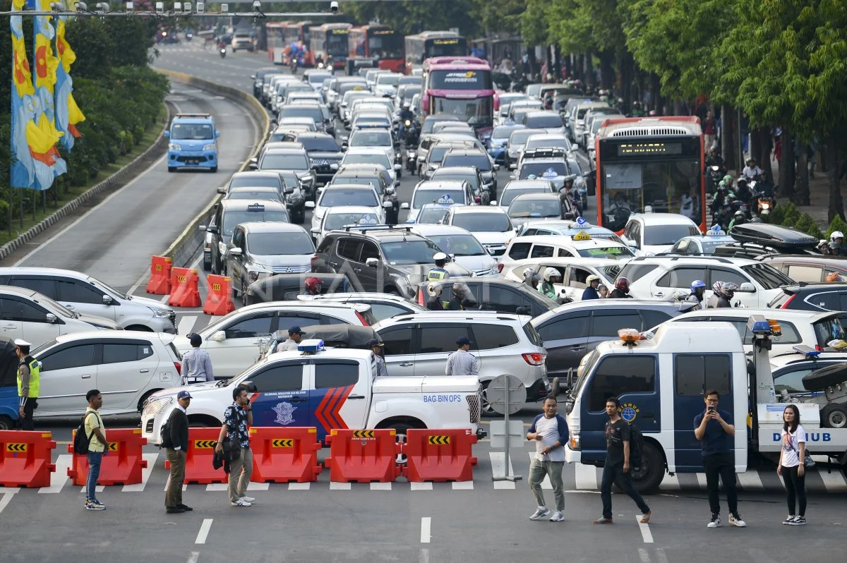 Puncak HUT Jakarta, Pemprov Lakukan Rekayasa Lalu Lintas