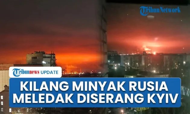 Ratusan Drone Ukraina Serang Moskow, Sukses Hancurkan Kilang Minyak
