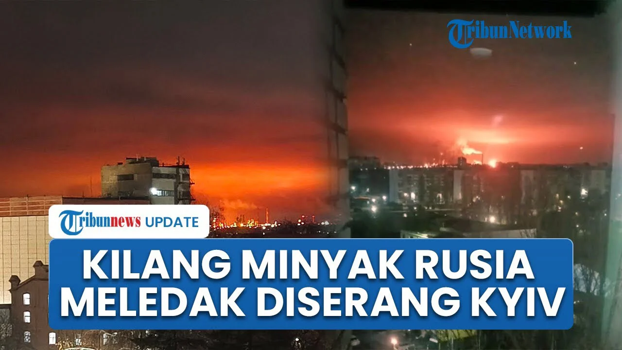 Ratusan Drone Ukraina Serang Moskow, Sukses Hancurkan Kilang Minyak
