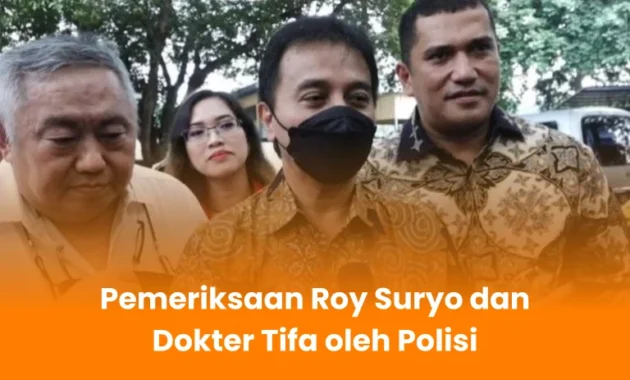 Roy Suryo dan Dokter Tifa Dijemput dari RS Polri, Diserahkan ke Kejaksaan Besok