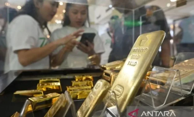 Sabtu Ini Harga Emas Tiga Jenama di Pegadaian Serempak Naik