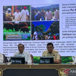 Satgas PKH Kuasai 5,9 Juta Hektare Lahan dan Pulihkan Aset Negara Senilai Rp 379,2 Triliun