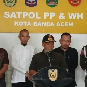 Satpol PP Banda Aceh Proses Hukum Sembilan Pasangan Pelanggar Syariat