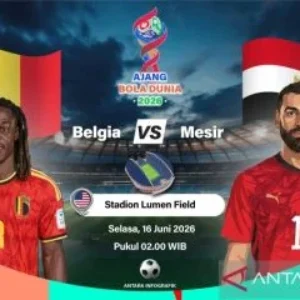Susunan Pemain Belgia vs Mesir: De Bruyne dan Salah Jadi Starter