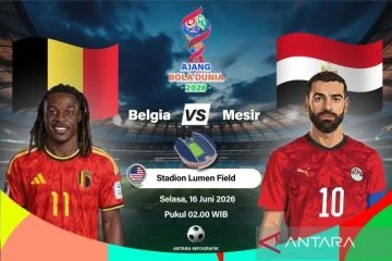 Susunan Pemain Belgia vs Mesir: De Bruyne dan Salah Jadi Starter