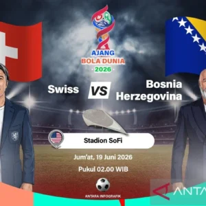 Swiss Raih Kemenangan Pertama Usai Gilas Bosnia dan Herzegovina 4-1