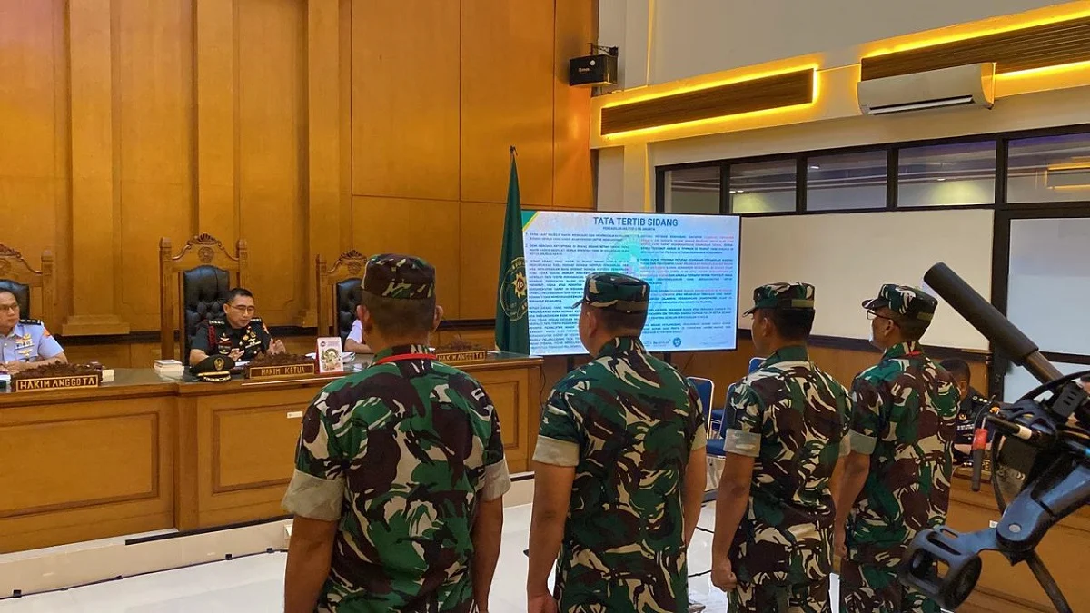 Tak Ajukan Banding, Oditur Militer Terima Putusan Terhadap 4 Personel BAIS dalam Perkara Penyiraman Air Keras Andrie Yunus