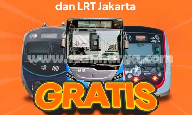Tarif Rp 1 untuk MRT, LRT, dan Transjakarta pada Puncak HUT Jakarta
