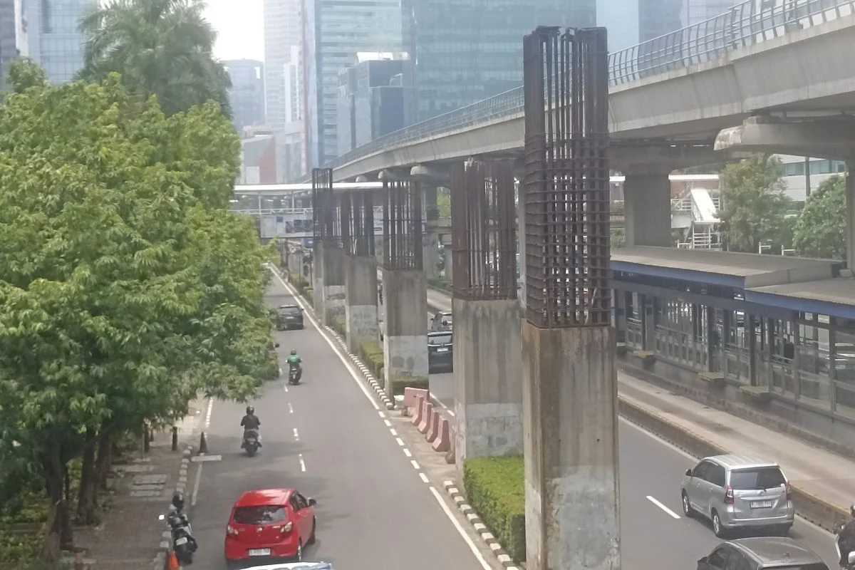 Tiang‑Tiang Monorel Akhirnya Hilang dari Jalan HR Rasuna Said