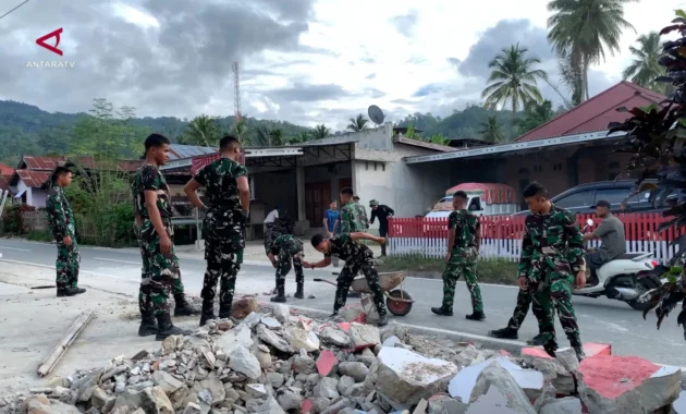TNI Kirim 250 Personel Bantu Penanggulangan Gempa di Sigi