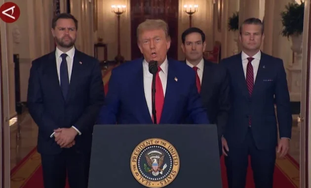 Trump Klaim Iran Minta Pertemuan dengan AS di Doha Trump Klaim Iran Minta Pertemuan dengan AS di Doha