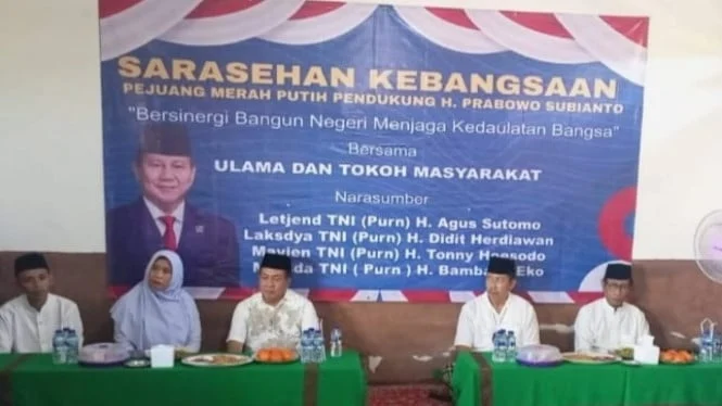 Tutup Sarasehan Kebangsaan, Prabowo Terima Usulan dari Akademisi