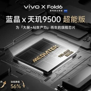 Vivo X Fold 6 Ditenagai Chip Ponsel Lipat Dimensity 9500 Super Edition