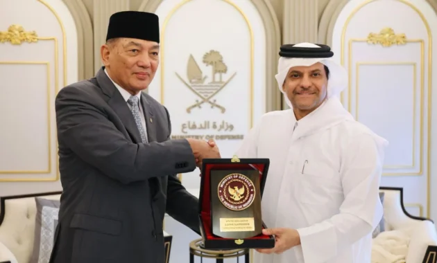 Wakil PM dan Menteri Pertahanan Qatar Kunjungi Kementerian Pertahanan RI