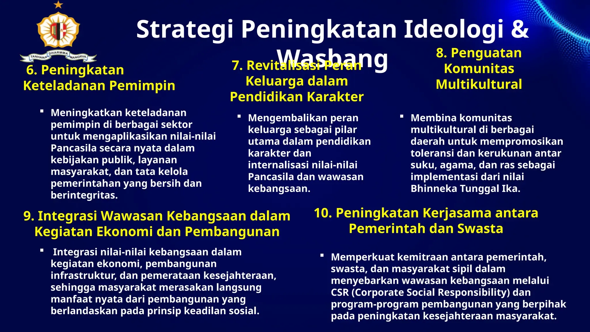 Wamendagri Tekankan Pentingnya Ideologi, Strategi, dan Taktik bagi Calon Pemimpin Daerah