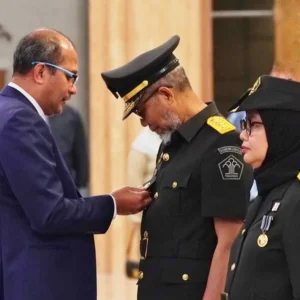 Wamenkum Eddy Hiariej: Presiden Berhak Perpanjang Batas Pensiun Kapolri