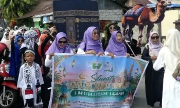 Warga Ambon Gelar Pawai Perayaan Tahun Baru Islam 1448 Hijriah