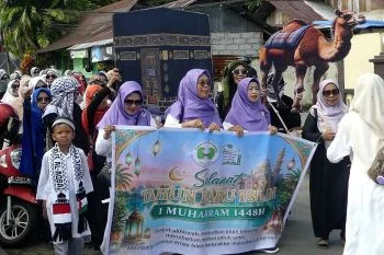 Warga Ambon Gelar Pawai Perayaan Tahun Baru Islam 1448 Hijriah