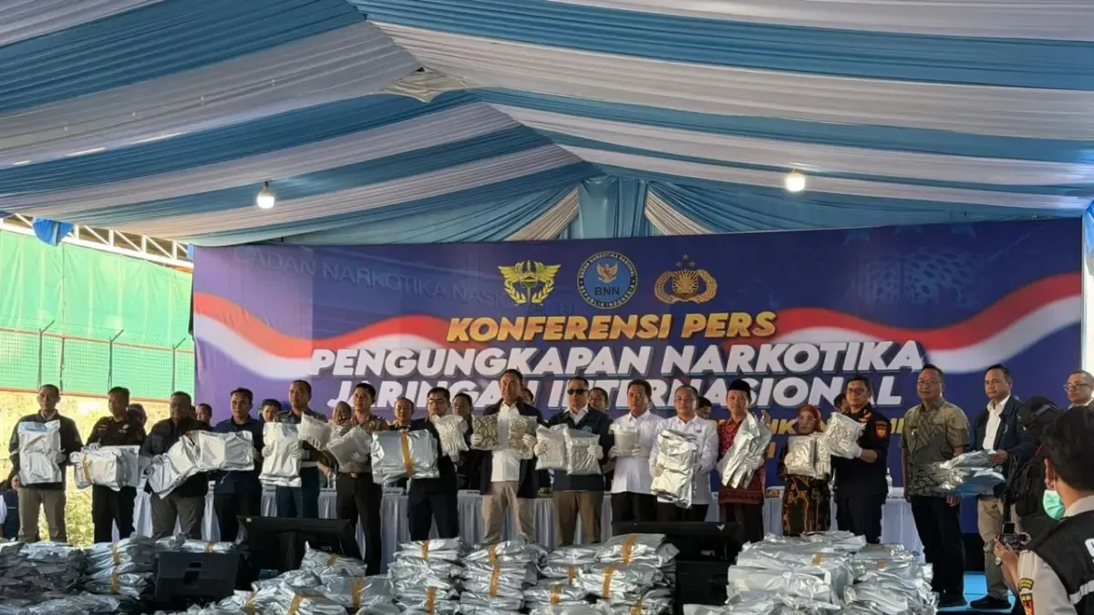 BNN dan Bea Cukai Bongkar Penyelundupan 3,37 Ton Narkoba di Pelabuhan Tanjung Priok