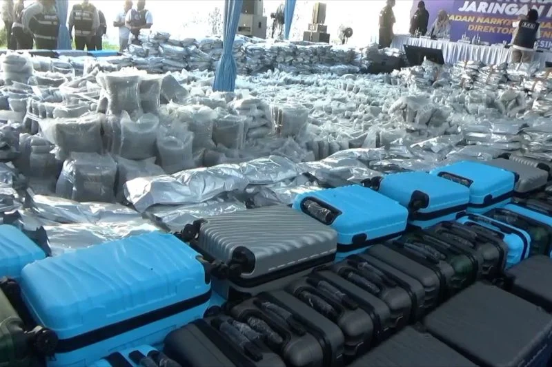 BNN Gagalkan Penyelundupan 3,37 Ton Cannabis Buds dari Thailand