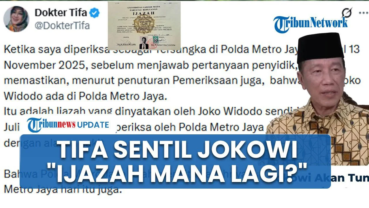 Dokter Tifa Tegas Tolak Damai, Tantang Jokowi Tunjukkan Ijazah Asli di Pengadilan