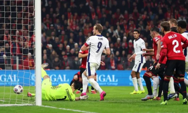 Dua Gol Harry Kane Bawa Inggris Kalahkan Republik Demokratik Kongo 2-1