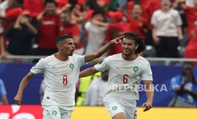 Dua Gol Ounahi Antar Maroko Gilas Kanada dan Cetak Sejarah di Piala Dunia 2026