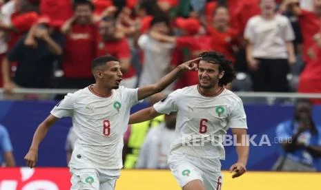 Dua Gol Ounahi Antar Maroko Gilas Kanada dan Cetak Sejarah di Piala Dunia 2026