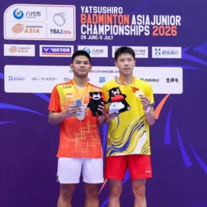 Fardhan Raih Perak Kejuaraan Asia Junior 2026