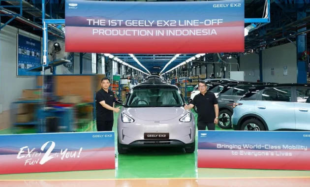 Geely Gandakan Kapasitas Produksi Lokal EX2 di Indonesia