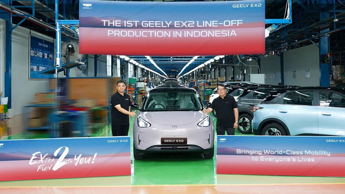 Geely Gandakan Kapasitas Produksi Lokal EX2 di Indonesia