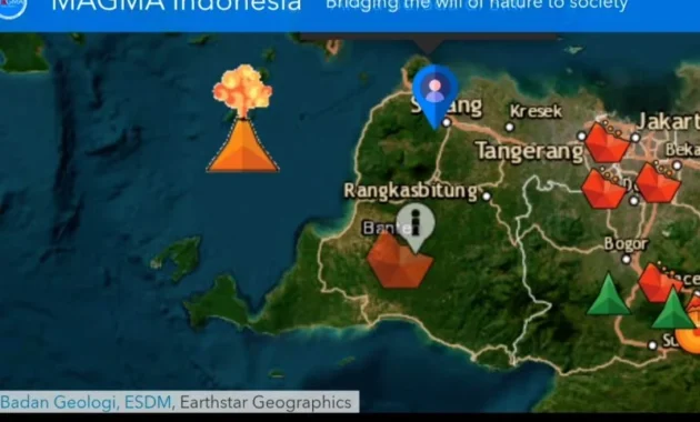Gunung Anak Krakatau Siaga, Radius Bahaya 3 Km dari Pusat Erupsi