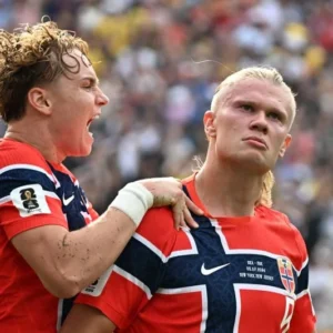 Haaland Bantu Norwegia Jungkir Balik Lawan Brasil di Perempat Final