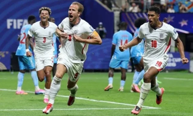 Harry Kane Cetak Brace, Inggris Singkirkan DR Kongo Harry Kane Cetak Brace, Inggris Singkirkan DR Kongo