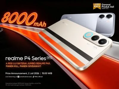 HP Gaming Terjangkau dengan Baterai Jumbo, realme P4 Series Resmi Meluncur di Indonesia