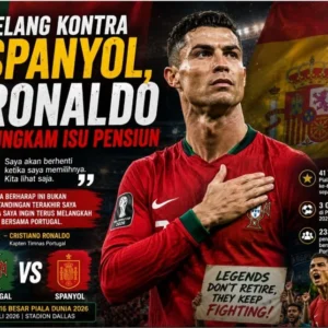 Jelang Kontra Spanyol Ronaldo Bungkam Isu Pensiun