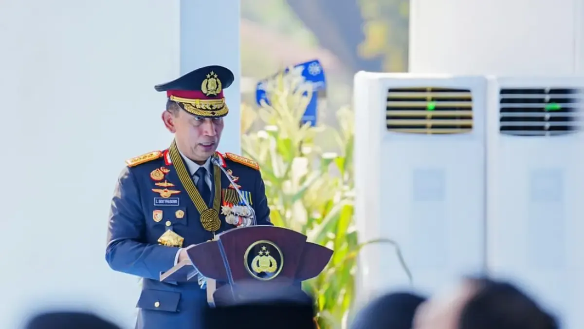 Kapolri Beri Kenaikan Pangkat untuk Aipda Yudhie Perdana Putra