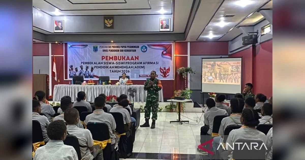Kodim 1702/Jayawijaya Membekali Peserta ADEM 2026 dengan Wawasan Kebangsaan