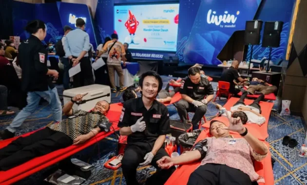 Mandiri Donor Darah Kembali Hadir, Gerakkan 280 Pendonor di 12 Region
