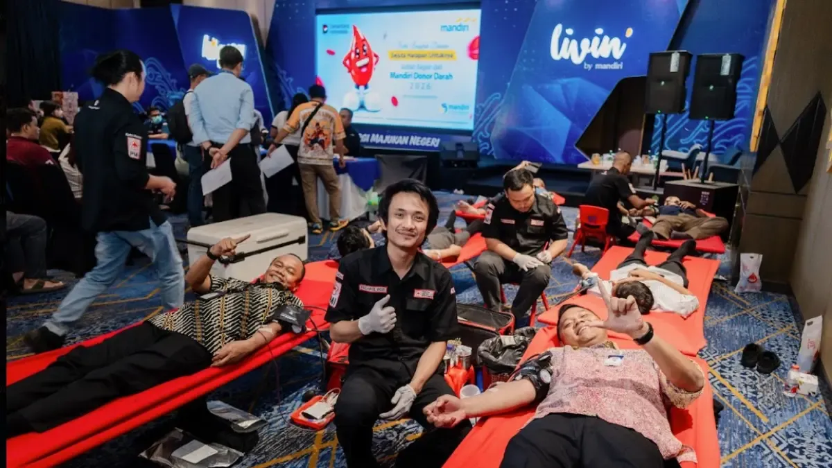 Mandiri Donor Darah Kembali Hadir, Gerakkan 280 Pendonor di 12 Region