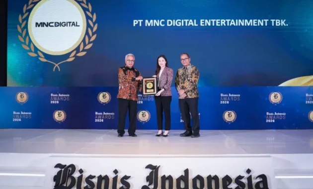 MNC Digital Entertainment Raih Penghargaan Bisnis Indonesia Awards 2026 MNC Digital Entertainment Raih Penghargaan Bisnis Indonesia Awards 2026
