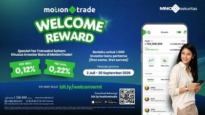MNC Sekuritas Berikan Welcome Reward untuk Investor Baru